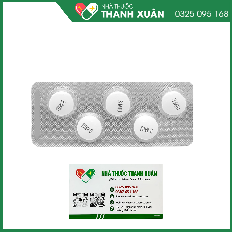 Thuốc OpeSpira 3MIU điều trị nhiễm khuẩn do vi khuẩn nhạy cảm gây ra